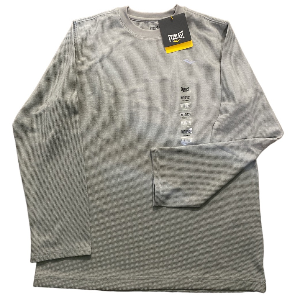 Grey thermal shirt for children 10/12